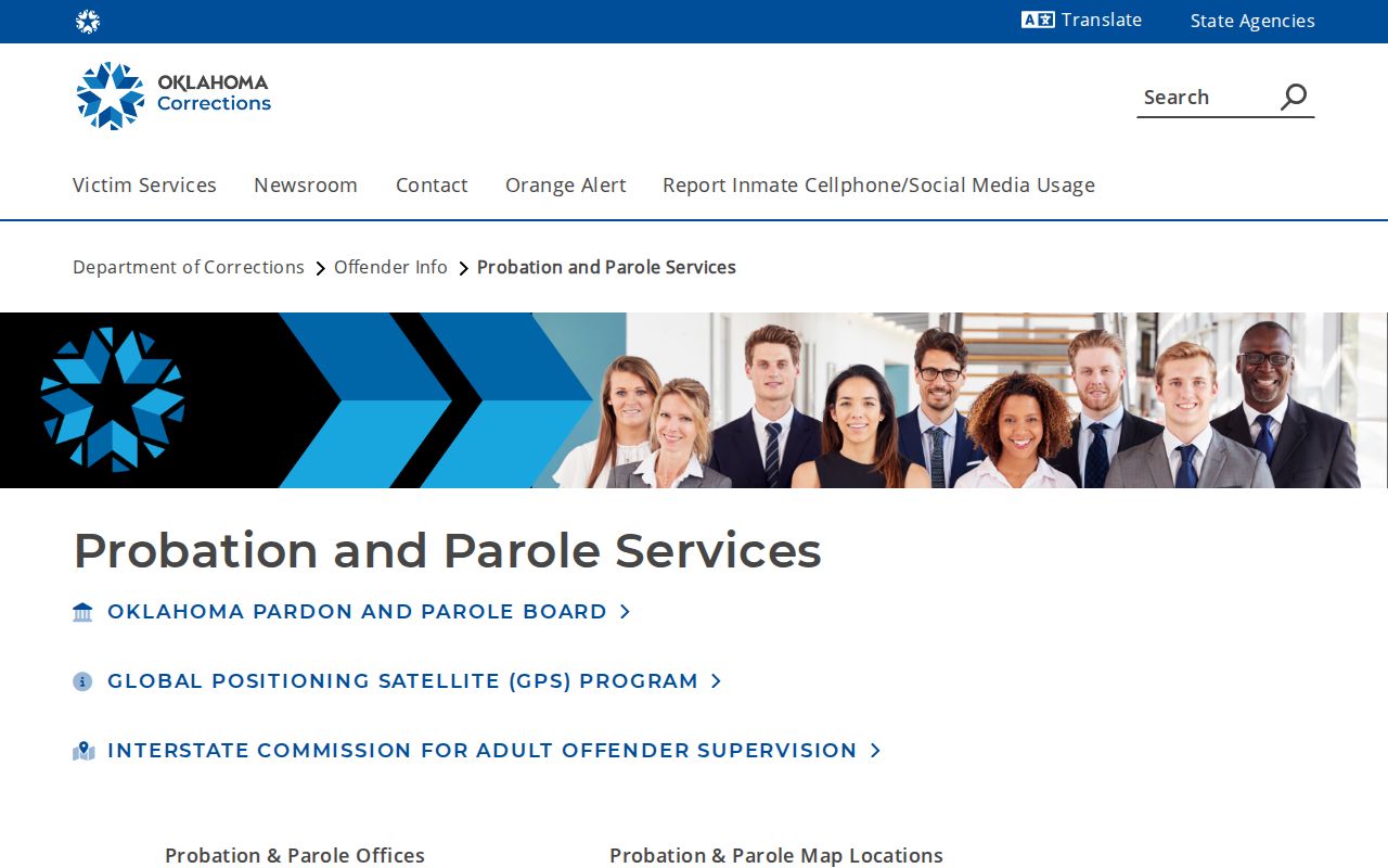 Pushmataha County parole and probation Antlers office directory